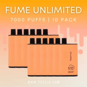 Fume Unlimited 7000 Puffs Disposable Vape - 10 Pack Bundle